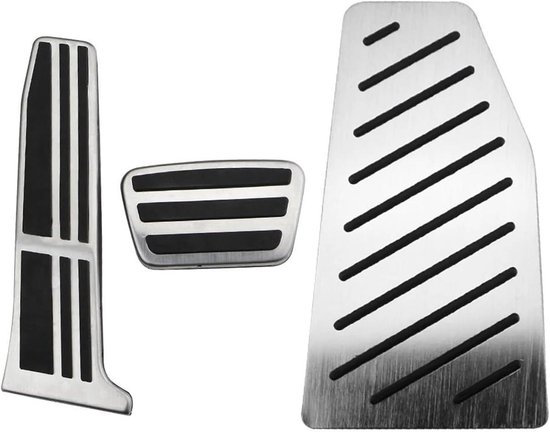 Pedaalhoezen Auto - Gas Remsteun - Verbeterde Rijervaring - Antislip Rubber - 30 x 10 x 10 cm - Metaal