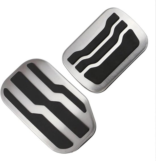 Pedaalhoezen Auto - Gaspedaal Rempedaal - Verbeterde Grip - Antislip Oppervlak - 25 x 10 x 5 cm - Zwart