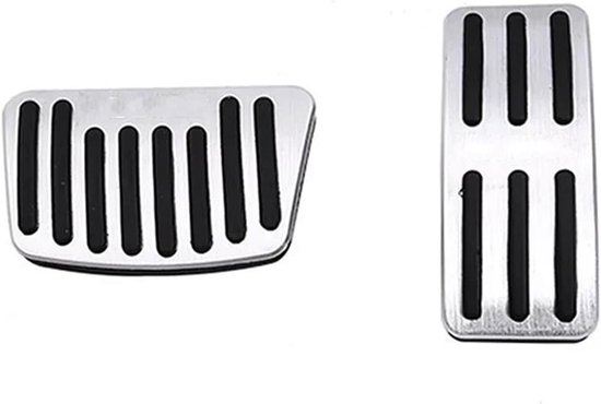 Pedaalhoezen Auto - Gasrem Covers - Veilig Rijden - Antislip Oppervlak - One Size - Metaal