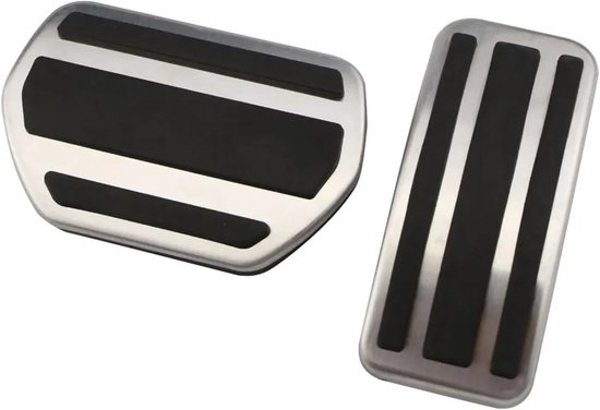 Pedaalhoezen Auto - Gasrem Pedaal Cover - Veiliger Rijden - Antislip Ontwerp - Set van 2 - Metaal
