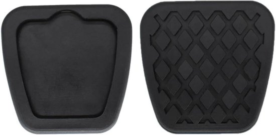 Pedaalhoezen Auto - Koppeling Rem - Veiliger Rijden - Antislip Rubber - 2 Stuks - Zwart