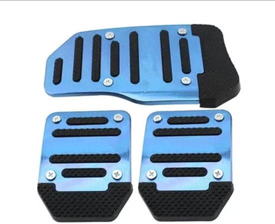 Pedaalhoezen Auto - Pedaal Bescherming - Verbeter Rijervaring - Antislip Oppervlak - Universele Set - Blauw
