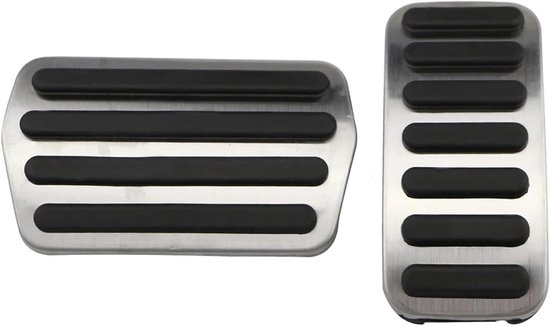 Pedaalhoezen Auto - Pedaal Covers - Veiliger Rijden - Antislip Oppervlak - Set van 3 - Metaal