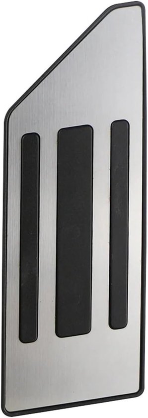 Pedaalhoezen Auto - Pedaal Covers - Verbeter Rijcomfort - Antislip Ontwerp - 100g - Zilver Zwart
