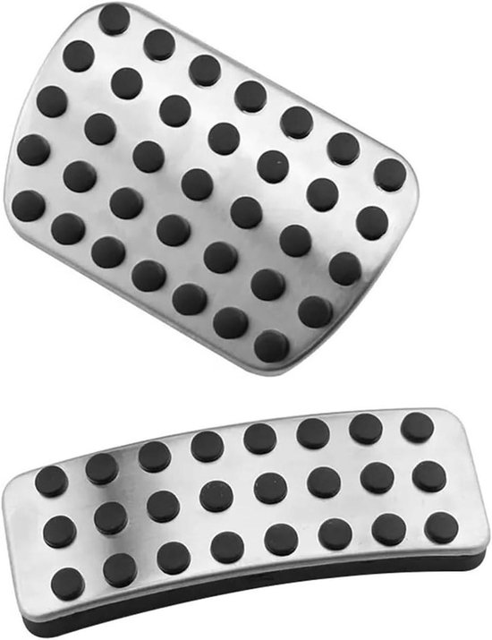 Pedaalhoezen Auto - Pedaal Pads - Verbeter Rijervaring - Antislip Ontwerp - Niet Gespecificeerd - Zilver