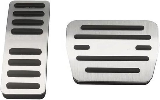 Pedaalhoezen Auto - Pedalen Set - Verbeter Rijervaring - Antislip Ontwerp - N.v.t. - Zilver