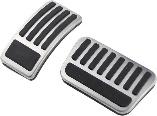 Pedaalhoezen Auto - Rem Gaspedaal Cover - Verbeter Rijervaring - Antislip Rubber - 25 x 10 x 5 cm - Zwart