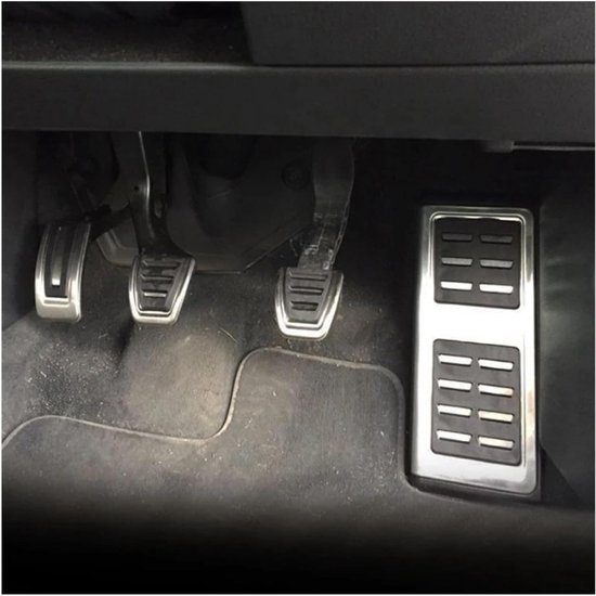 Pedaalhoezen Auto - Rem Gaspedaal - Verbeter Rijervaring - Anti-slip Oppervlak - 1PC - Zilver