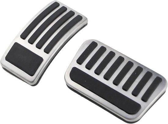 Pedaalhoezen Auto - Rem Gaspedaal - Verbeterde Grip - Antislip Rubber - AT Model - Zwart