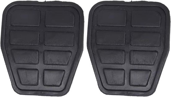 Pedaalhoezen Auto - Rem Koppeling - Comfortabel Rijden - Antislip Ontwerp - 2 Stuks - Zwart