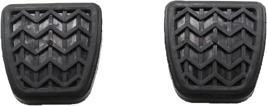 Pedaalhoezen Auto - Rem Koppeling Pads - Veiliger Rijden - Antislip Oppervlak - One Size - Zwart