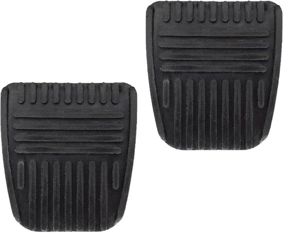 Pedaalhoezen Auto - Rem Koppeling Pads - Verbeterde Grip - Antislip Ontwerp - 2 Stuks - Zwart