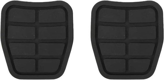 Pedaalhoezen Auto - Rem Koppeling - Verbeter Rijveiligheid - Antislip Oppervlak - Set van 2 - Metaal