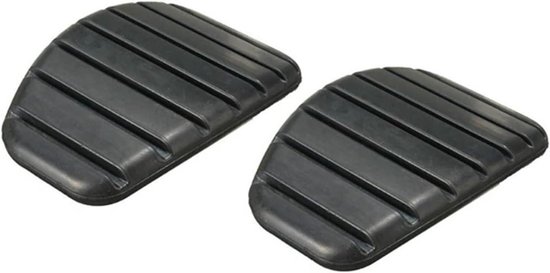 Pedaalhoezen Auto - Rem Koppeling - Verbeterde Grip - Antislip Rubber - 2 Stuks - Zwart