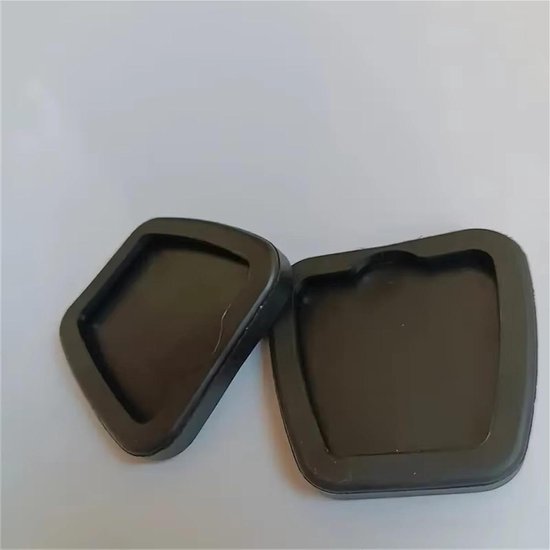 Pedaalhoezen Auto - Rem Koppeling - Verbeterde Grip - Antislip Rubber - Universeel - Zwart