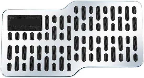 Pedaalhoezen Auto - Rempedaal Cover - Veilig Rijden - Antislip Oppervlak - One Size - Metaal
