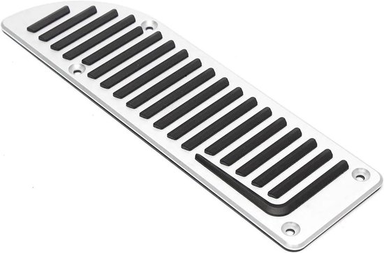 Pedaalhoezen Auto - Rempedaal Cover - Verbeter Rijervaring - Antislip Ontwerp - 1 Set - Zilver