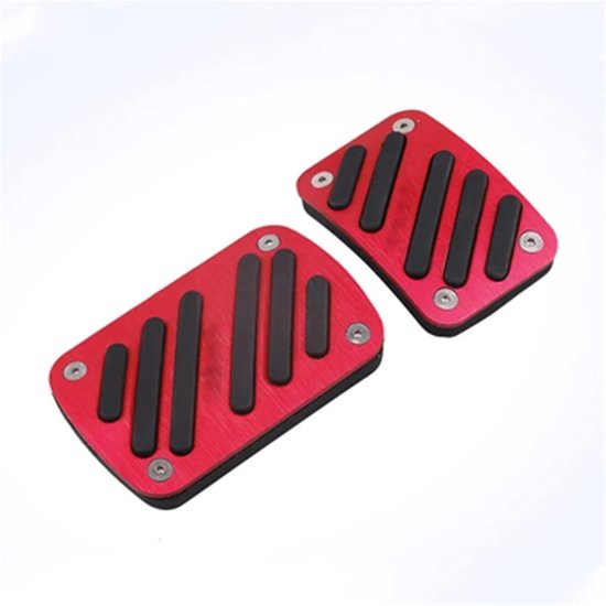 Pedaalhoezen Auto - Rempedaalhoezen Gaspedaal - Verbeteren Rijervaring - Antislip Ontwerp - 2 stuks/set - Rood