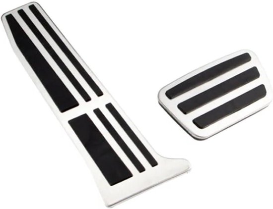 Pedaalhoezen Auto - Voetpedaal Beschermers - Verbeterde Grip - Antislip Oppervlak - Set van 2 - Metaal