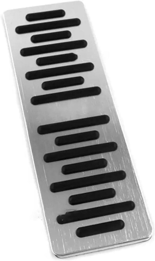 Pedaalhoezen Auto - Voetpedaal Covers - Verbeter Rijcomfort - Antislip Ontwerp - 1 Stuk - Mat Zilver