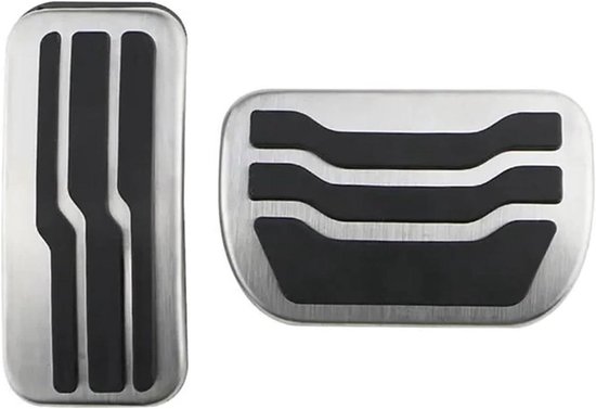 Pedaalhoezen Auto - Voetpedaal Covers - Verbeteren Rijervaring - Antislip Oppervlak - Roestvrij Staal - One Color