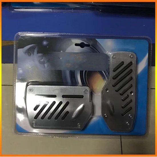 Pedaalhoezen Auto - Voetpedalen Antislip - Veilig Rijden - Aluminium Antislip - Universeel - Zwart