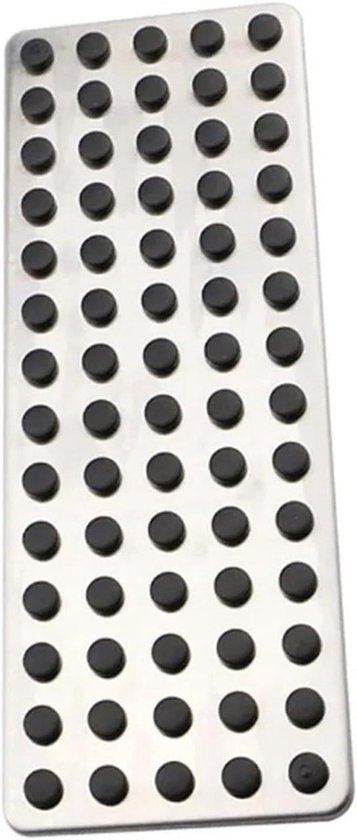 Pedaalhoezen Auto - Voetsteun Covers - Verbeterde Rijveiligheid - Antislip Aluminium - 850 g - Metaal