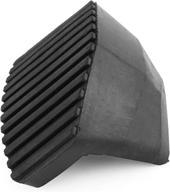Pedaalhoezen Rubber - Remhoes Koppeling - Verbeterde Grip - Anti-slip Textuur - Set van 2 stuks - Zwart van Merkloos
