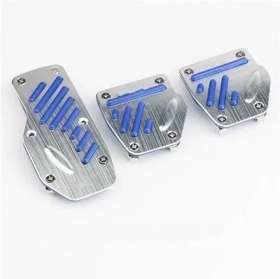 Pedaalhoezen Set - Antislip Covers - Veilig Rijden - Aluminium Antislip - 2/3 Stuks - Blauw