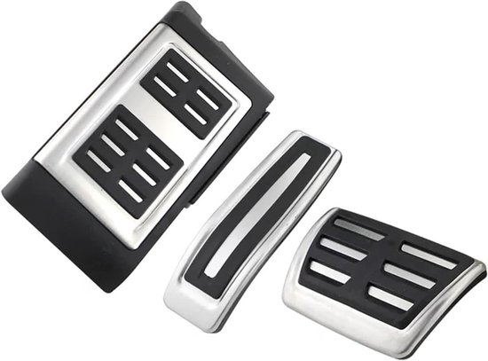 Pedaalhoezen Set - Auto Accessoires - Veilig Rijden - Antislip Ontwerp - 3 Stuks - Zwart