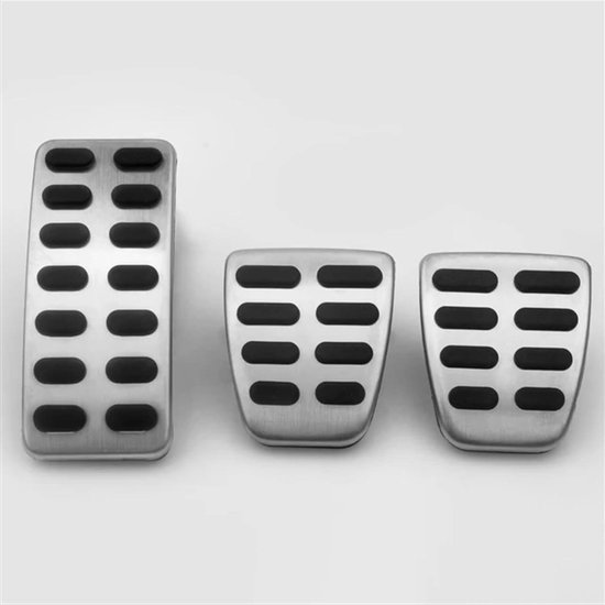 Pedaalhoezen Set - Auto Accessoires - Verbeter Rijervaring - Antislip Ontwerp - 3 Stuks - Zwart