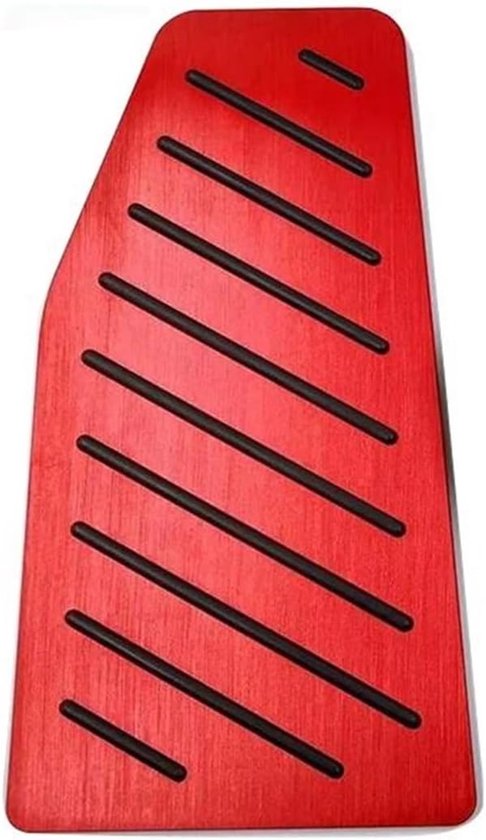 Pedaalhoezen Set - Auto Accessoires - Verbeterde Grip - Antislip Rubber - 3 Delig - Rood