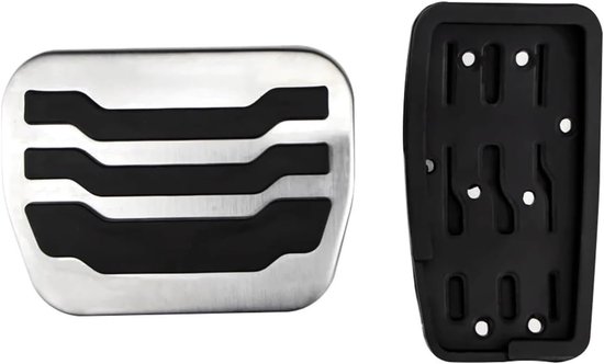 Pedaalhoezen Set - Auto Accessoires - Verbeterde Grip - Antislip Rubber - Standaard Maat - Zwart