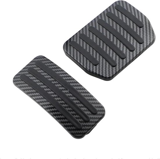 Pedaalhoezen Set - Auto Accessoires - Verbeterde Grip - Antislip Rubber - Voor Model 3 Y - Zwart