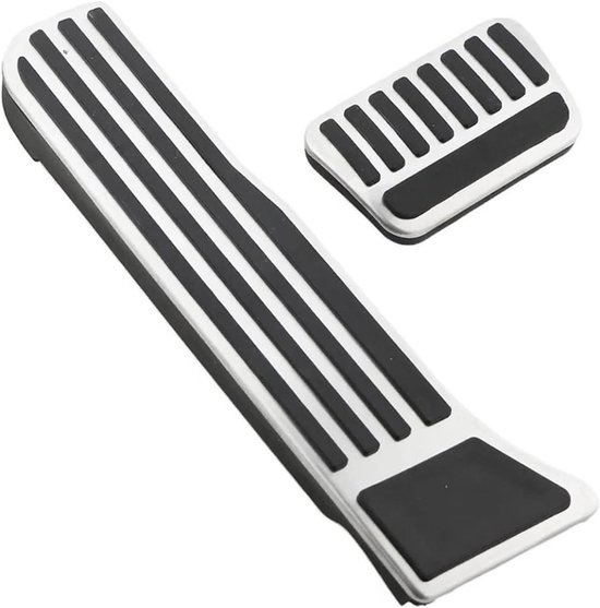 Pedaalhoezen Set - Auto Interieur - Veilige Grip - Antislip Rubber - 850 g - Zwart