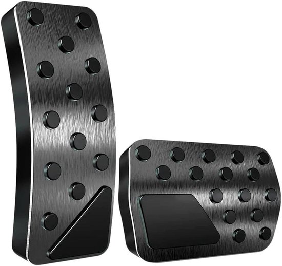 Pedaalhoezen Set - Auto Interieur - Veiliger Rijden - Antislip Ontwerp - 1 Stuks - Zwart