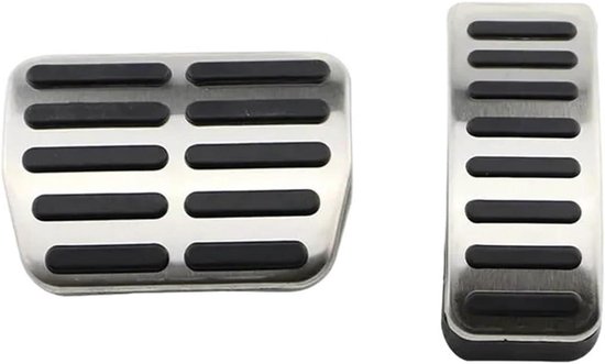 Pedaalhoezen Set - Auto Interieur - Veiliger Rijden - Antislip Ontwerp - 2 Stuks - Metaal