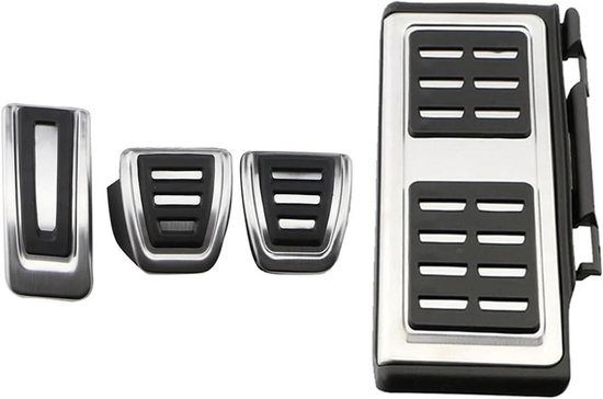 Pedaalhoezen Set - Auto Interieur - Verbeterde Grip - Eenvoudige Installatie - 4 Delig - Zwart