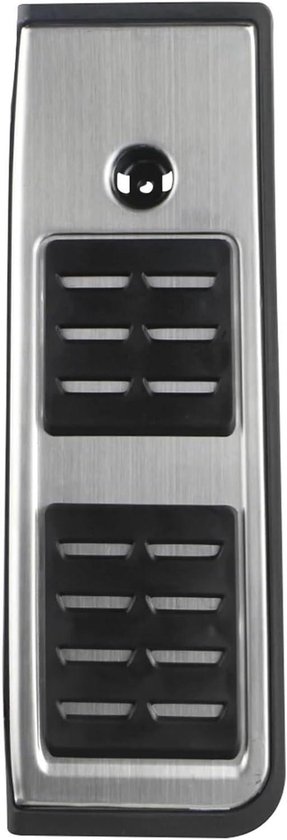 Pedaalhoezen Set - Auto Interieur - Voertuig Bescherming - Antislip Oppervlak - Set van 3 - Zilver