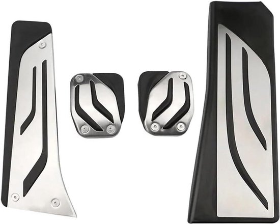 Pedaalhoezen Set - Auto Pedaal Covers - Verbeter Rijervaring - Antislip Ontwerp - MT with Rest - Metaal