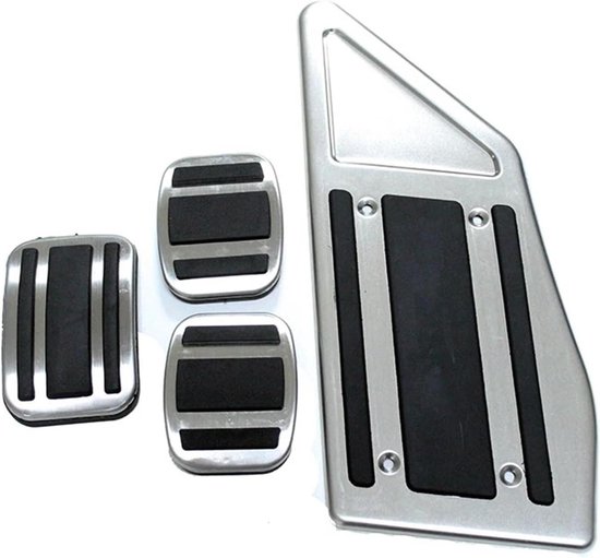 Pedaalhoezen Set - Auto Pedaal Covers - Verbeterde Grip - Antislip Ontwerp - 4 Delig - Metaal