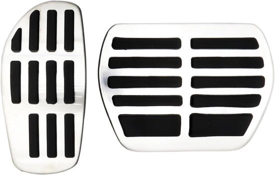 Pedaalhoezen Set - Auto Pedaal Covers - Verbeterde Grip - Antislip Rubber - 3 stuks - Zwart