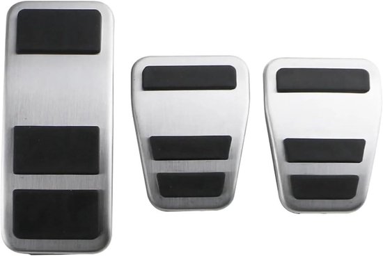 Pedaalhoezen Set - Auto Pedaal Covers - Verbeterde Grip - Antislip Rubber - MT Model - Metaal