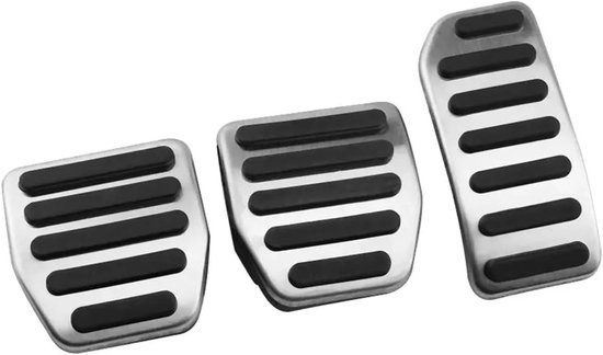 Pedaalhoezen Set - Auto Pedaal - Verbeterde Controle - Antislip Ontwerp - 3 Stuks - Metaal