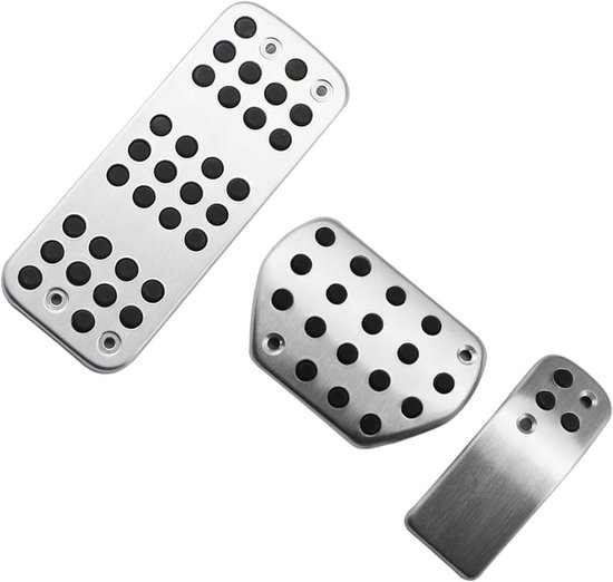 Pedaalhoezen Set - Auto Pedaal - Verbeterde Grip - Duurzame Constructie - Universeel - Zwart