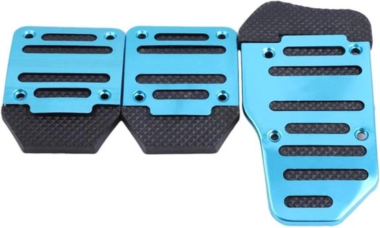 Pedaalhoezen Set - Auto Pedalen - Veilig Rijden - Antislip Ontwerp - Universele Pasvorm - Blauw