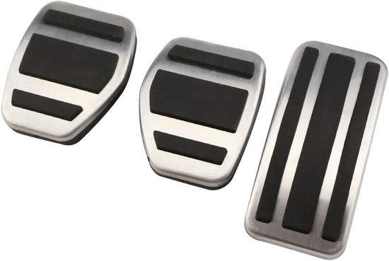 Pedaalhoezen Set - Auto Pedalen - Veiliger Rijden - Antislip Oppervlak - MT - Zwart