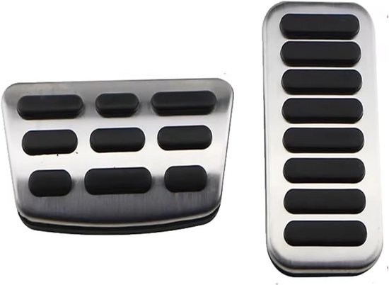 Pedaalhoezen Set - Auto pedalen - Veiliger Rijden - Antislip Rubber - 3 Stuks - Zwart