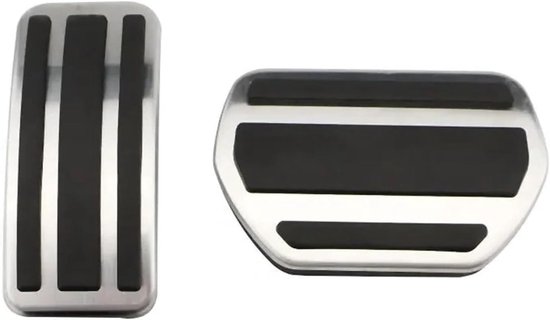 Pedaalhoezen Set - Auto Pedalen - Verbeter Rijervaring - Antislip Rubber - 2 Stuks - Metaal