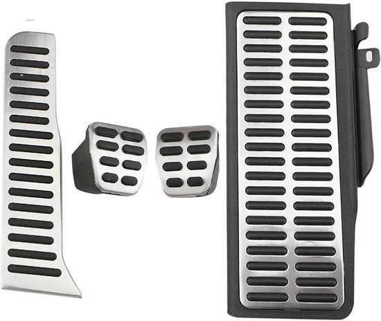 Pedaalhoezen Set - Auto Pedalen - Verbeter Rijgrip - Antislip Ontwerp - MT with rest - Metaal